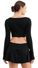 Ease Twist Top │ Black - Image 5