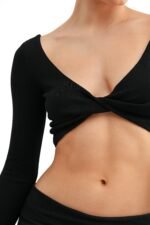 Ease Twist Top │ Black - Image 4