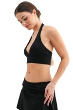 Ease Halter Top │ Black - Image 4