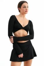 Ease Twist Top │ Black
