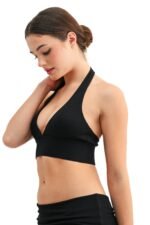 Ease Halter Top │ Black - Image 2
