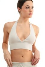 Ease Halter Top │ Cream - Image 4
